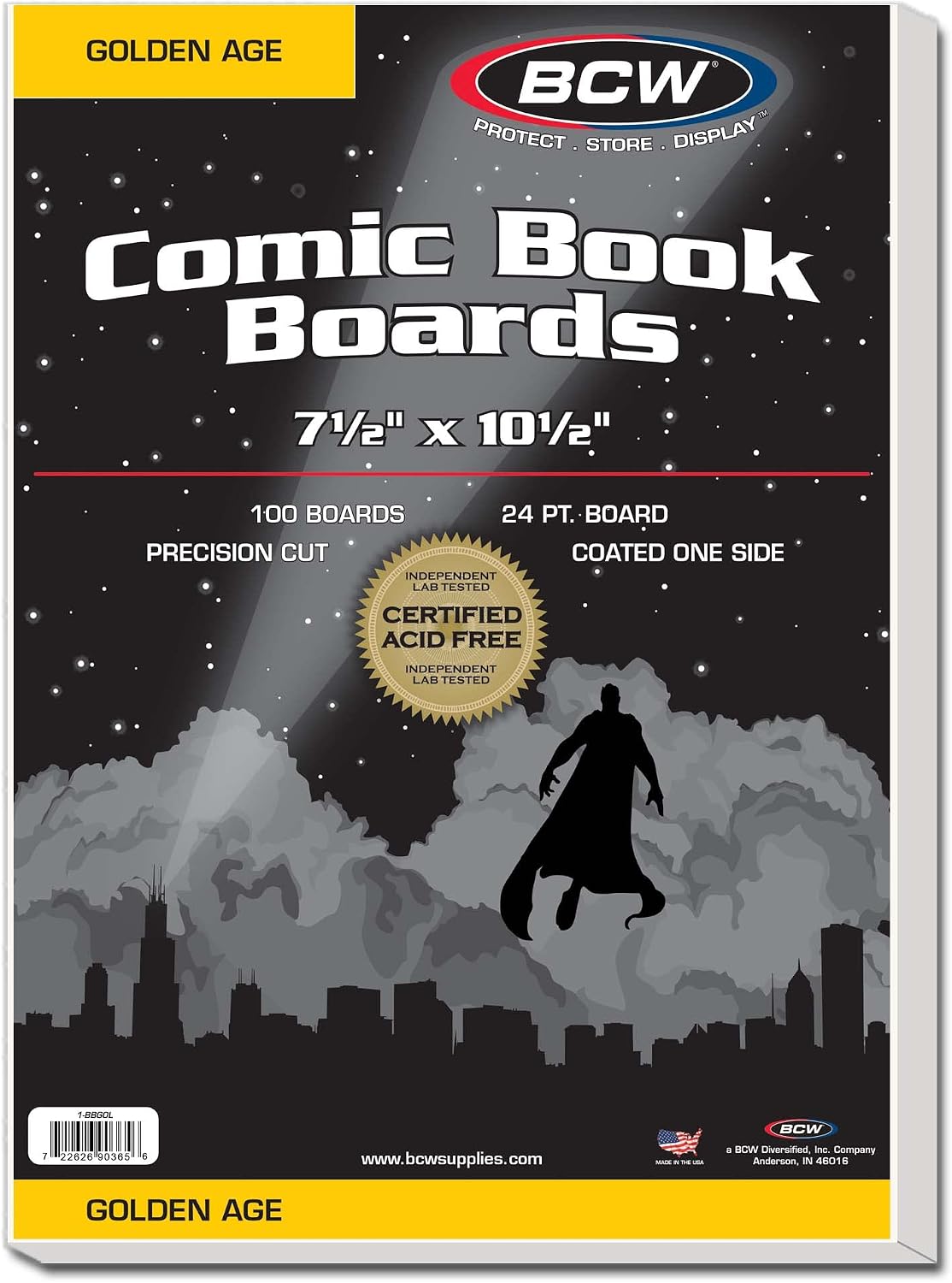 Golden Age Comic Bags and Backing Boards - 100 ct