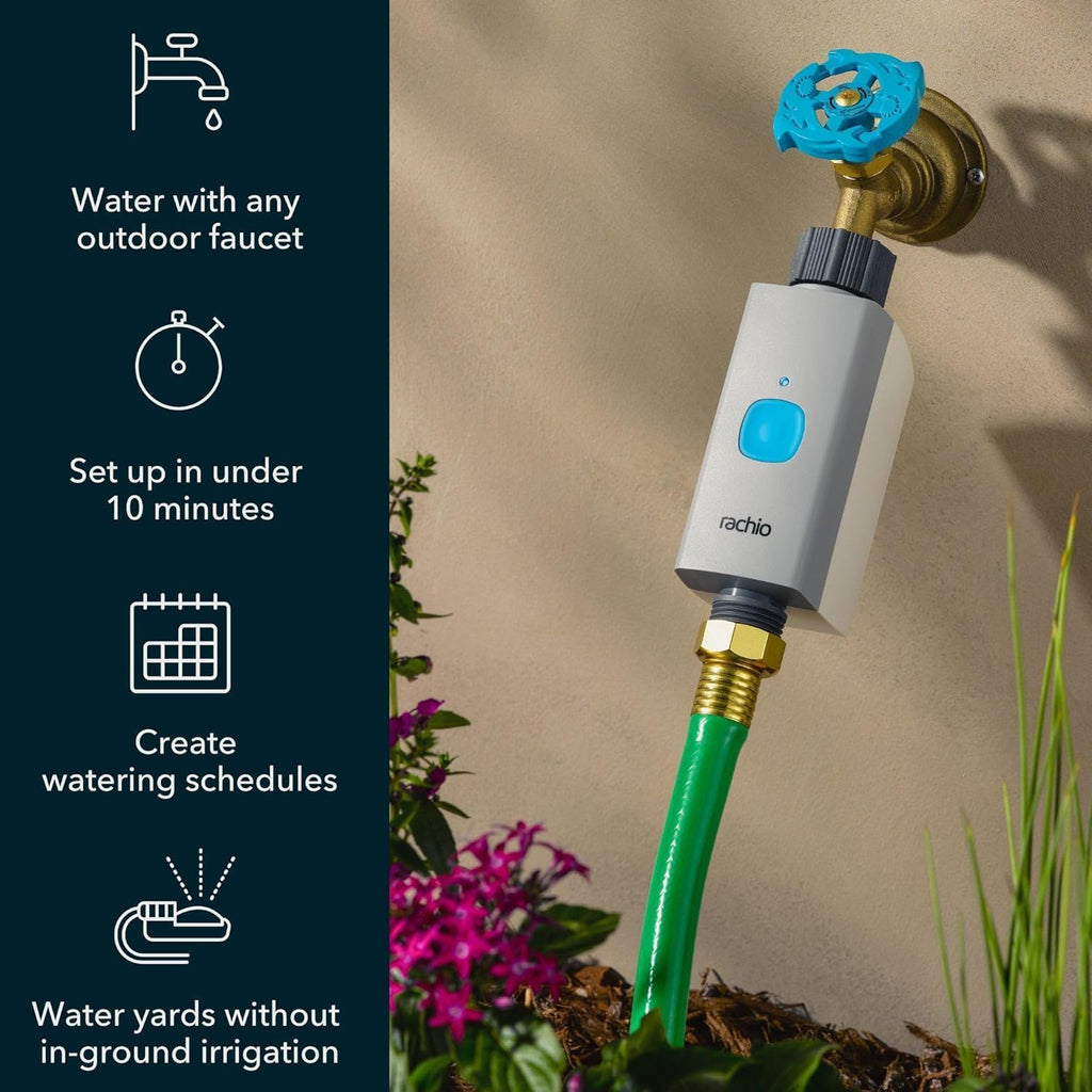 Smart Hose Timer (Valve Only) | Outdoor Watering | Easy Faucet Install, Automate Sprinkler Schedule Lawn, Garden