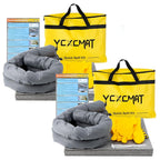 Universal Spill Kit for Chemical, Water & Garage Oil Cleanup 2 Pack