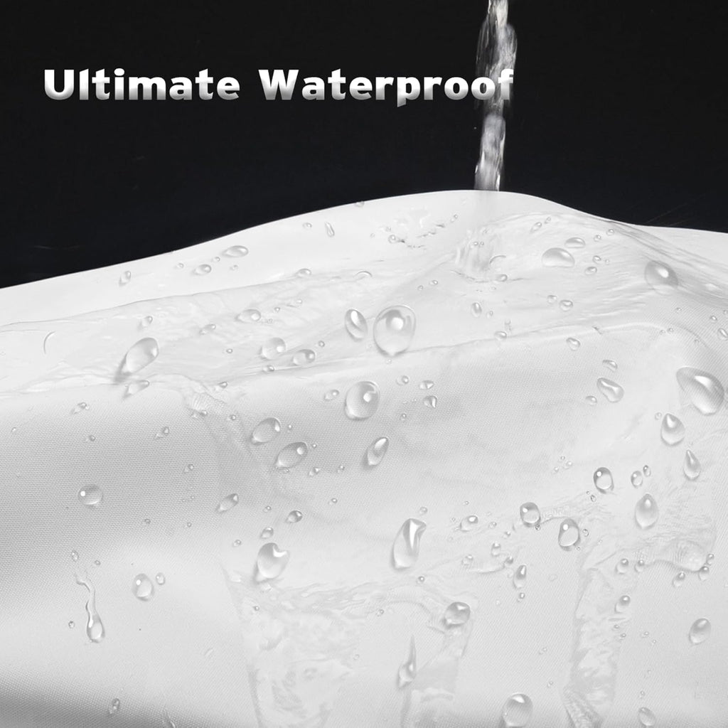 Waterproof Fabric Shower Curtain Liner Washable, Cloth Shower Liner with Magnets, White Shower Liner Soft Fabric