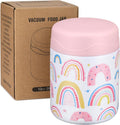 12oz Soup Thermo for Hot Food Kids Insulated Food Jar Wide Mouth Lunch Container Leak Proof Stainless Steel Vacuum