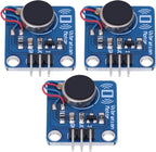 3PCS Vibration Motor Module, DC5V 9000RPM PWM Precise Control Vibrating Motor Switch Module for DIY Projects