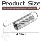 2 PCS 1656936SM Mower Deck Extension Spring, Chrome, Silver for BS Mower