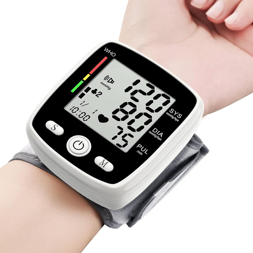 FDA Cleared Blood Pressure Monitor Wrist BP Machine for Home Use