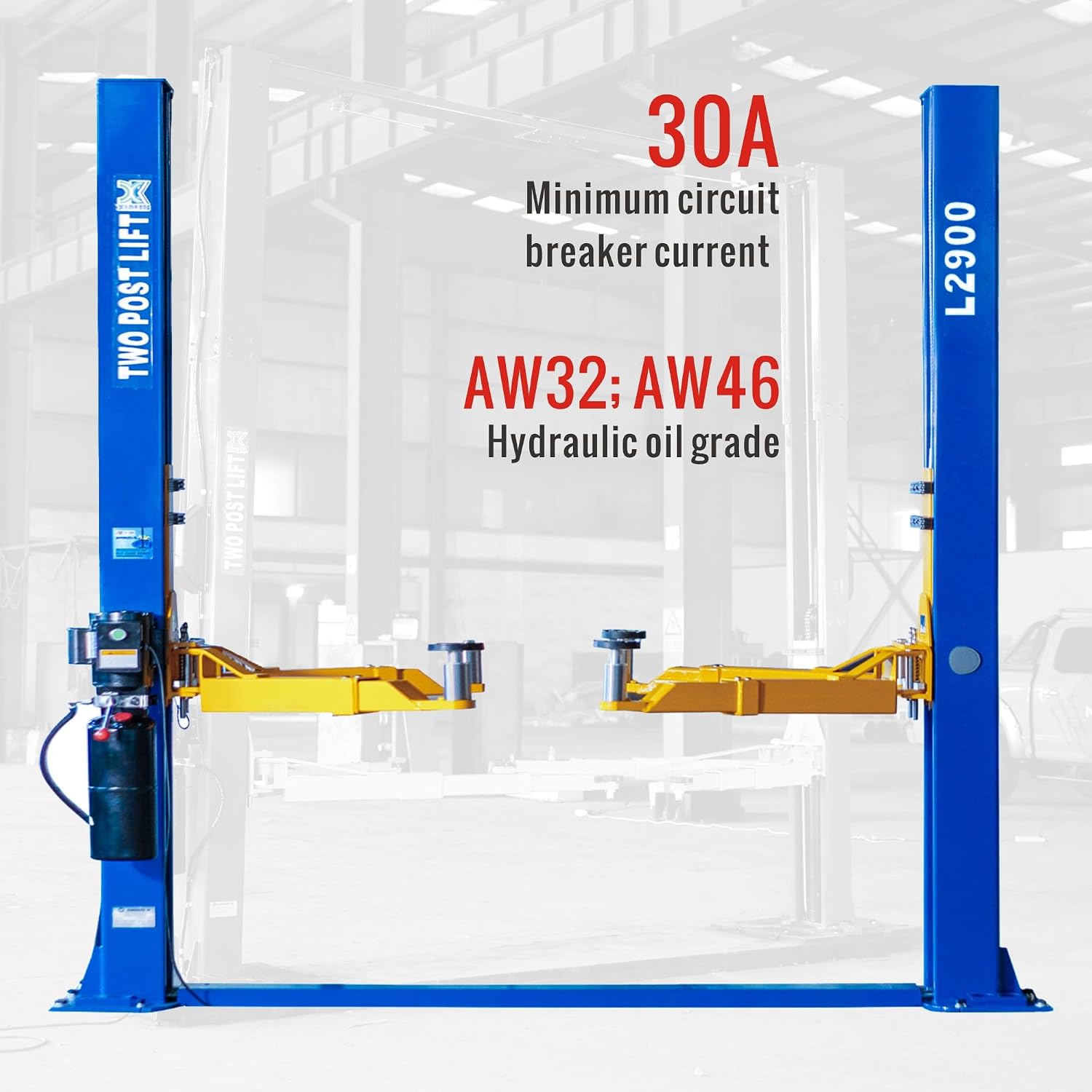 2 Post Auto Car Lift 9000 lb Capacity Truck Hoist 220V,L2900