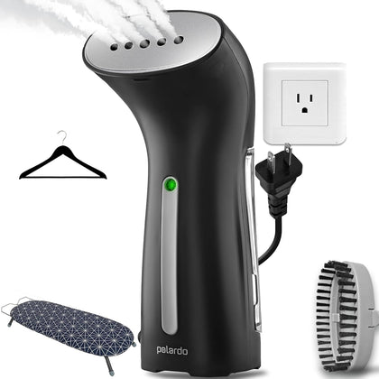 Travel Garment Steamer - Compact Portable Handheld Clothes Steamer with 360° Anti-Spill Technology, Professional