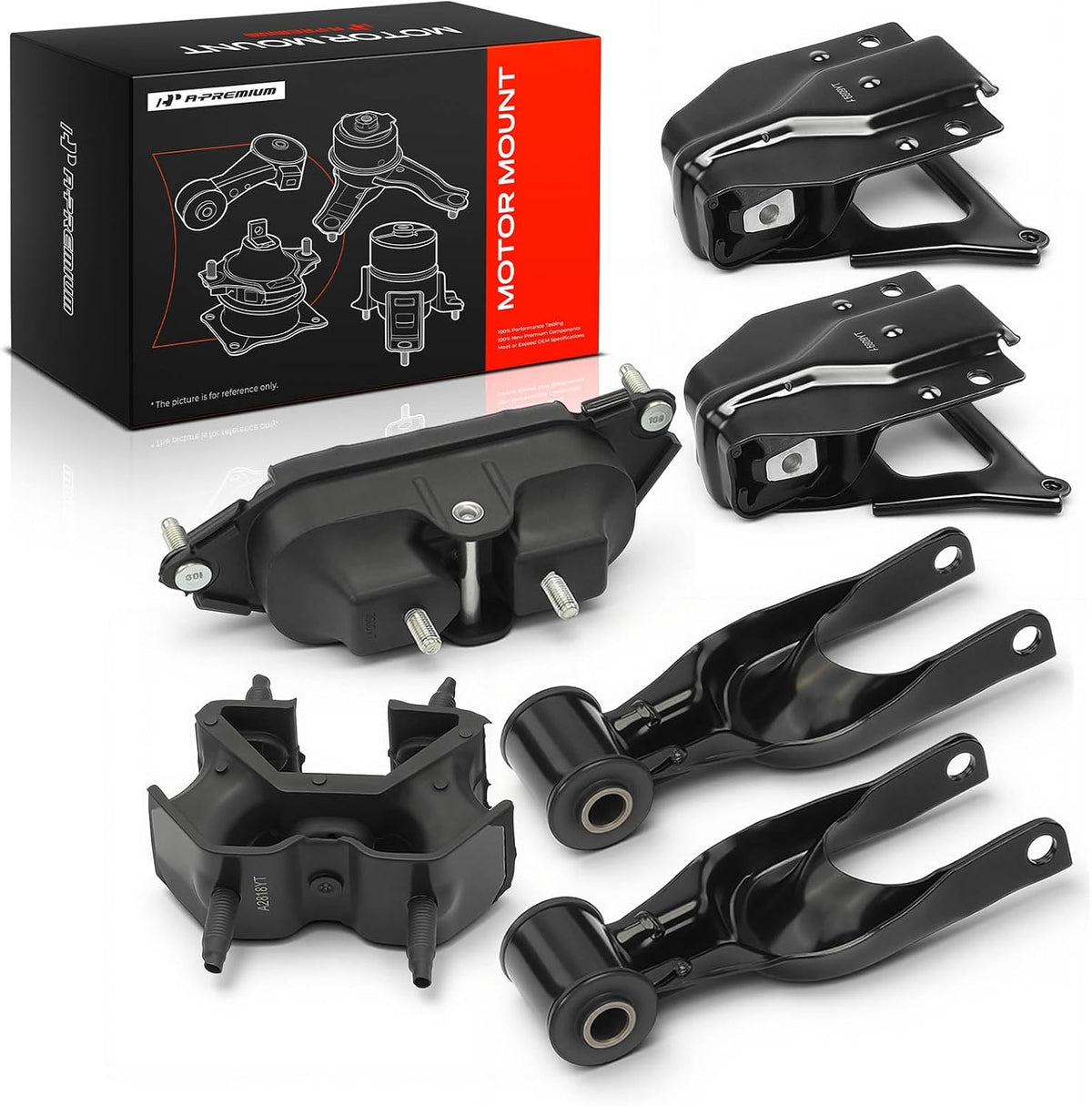 A-Premium Engine Motor and Transmission Mount Kit, with Torque Strut Mount