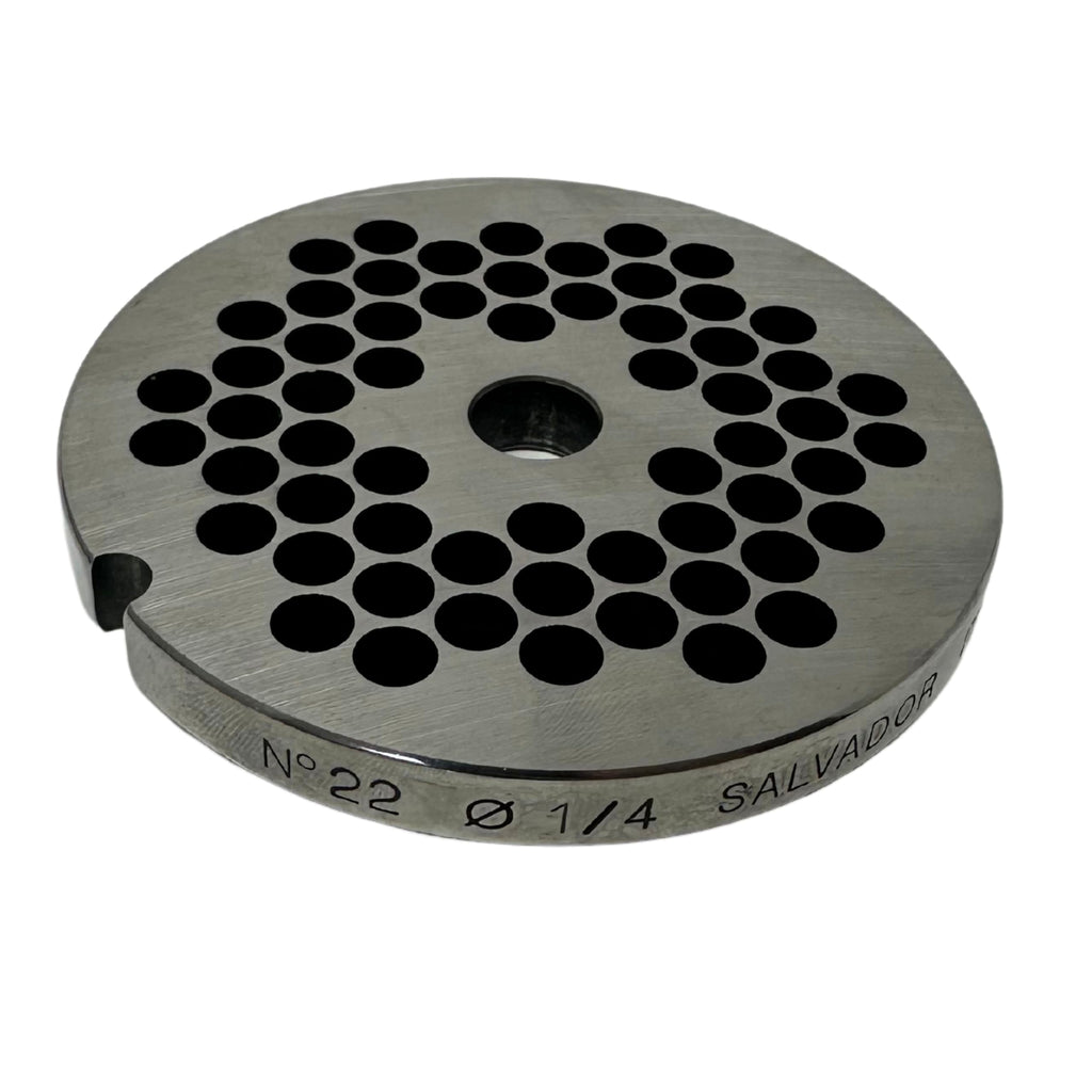 #22 Meat Grinder Plate. (#22 Reversible 1/4")