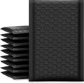 Mini Bubble Mailers 3.5x6.5" Padded Black 50 Pack Usable Size 3.5x5"