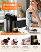 2.7oz Reusable Coffee Pod Compatible with Nespresso Vertuoline