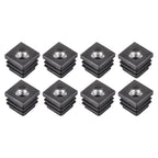 uxcell 8Pcs M8 Thread Inserts for Square Tubes for 18x18mm ID Tube