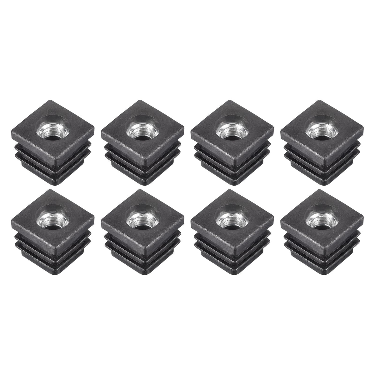 uxcell 8Pcs M8 Thread Inserts for Square Tubes for 18x18mm ID Tube