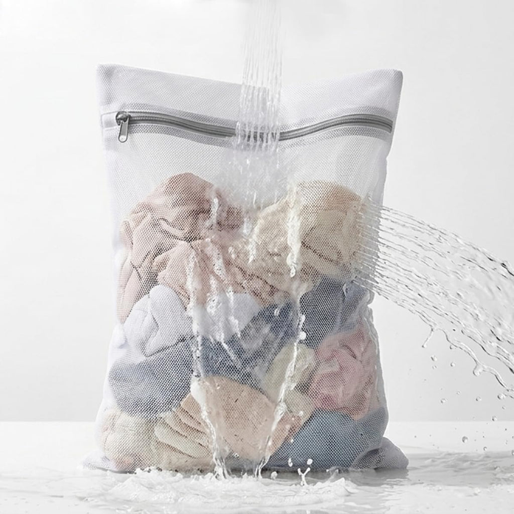 12x16 Small Mesh Laundry Bags for Delicates, 4-Pack – for Lingerie, Bras, Socks & Swimwear – 120GSM Honeycomb Mesh