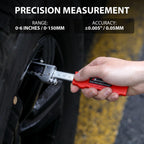Mxmoonfree 6 inch Digital Brake Disc Caliper, 0.002" High Precision