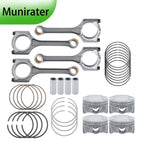 munirater Connecting Rod & Piston & Ring Set Replacement for 23041-2E100