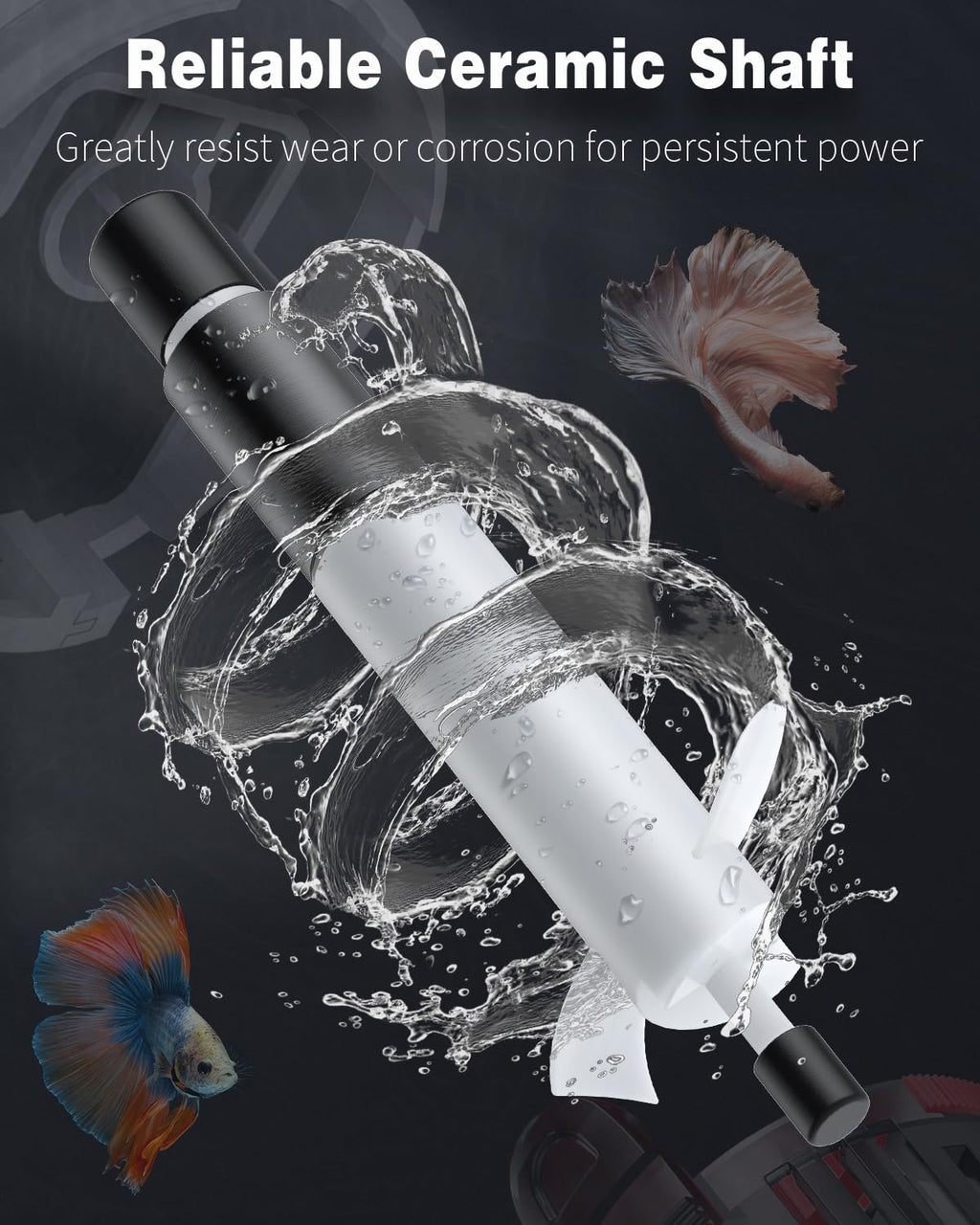 Aquarium Wave Maker for Fish Tanks up to 150 Gallons 2000 GPH Adjustable Circulation Pump with Strong Suction Cup