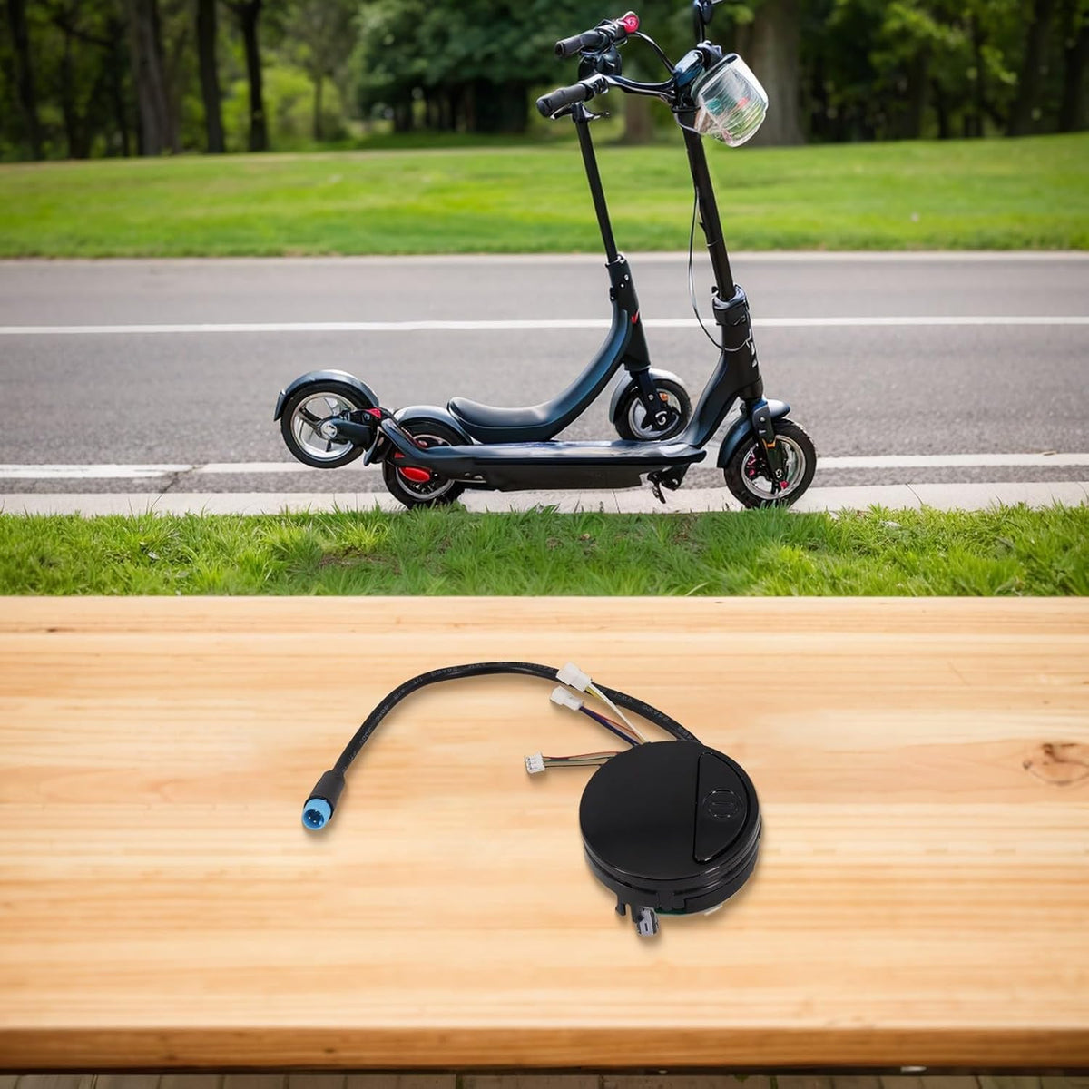 For Ninebot Electric Scooter Dashboard Control Panel Display Circuit Board,Compatible with ES1 ES2 E22 E23 E24 E25 Series Black