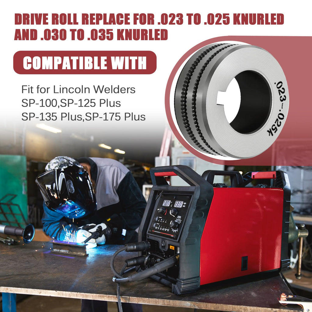 Drive Roll Replace for .023 to .025 Knurled And .030 to .035 Knurled