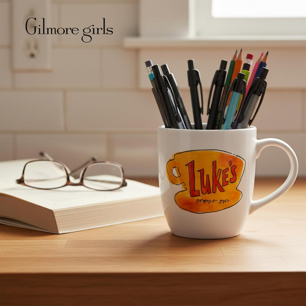 Gilmore Girls Luke's Diner Stars Hollow, Ceramic Mug, 18oz