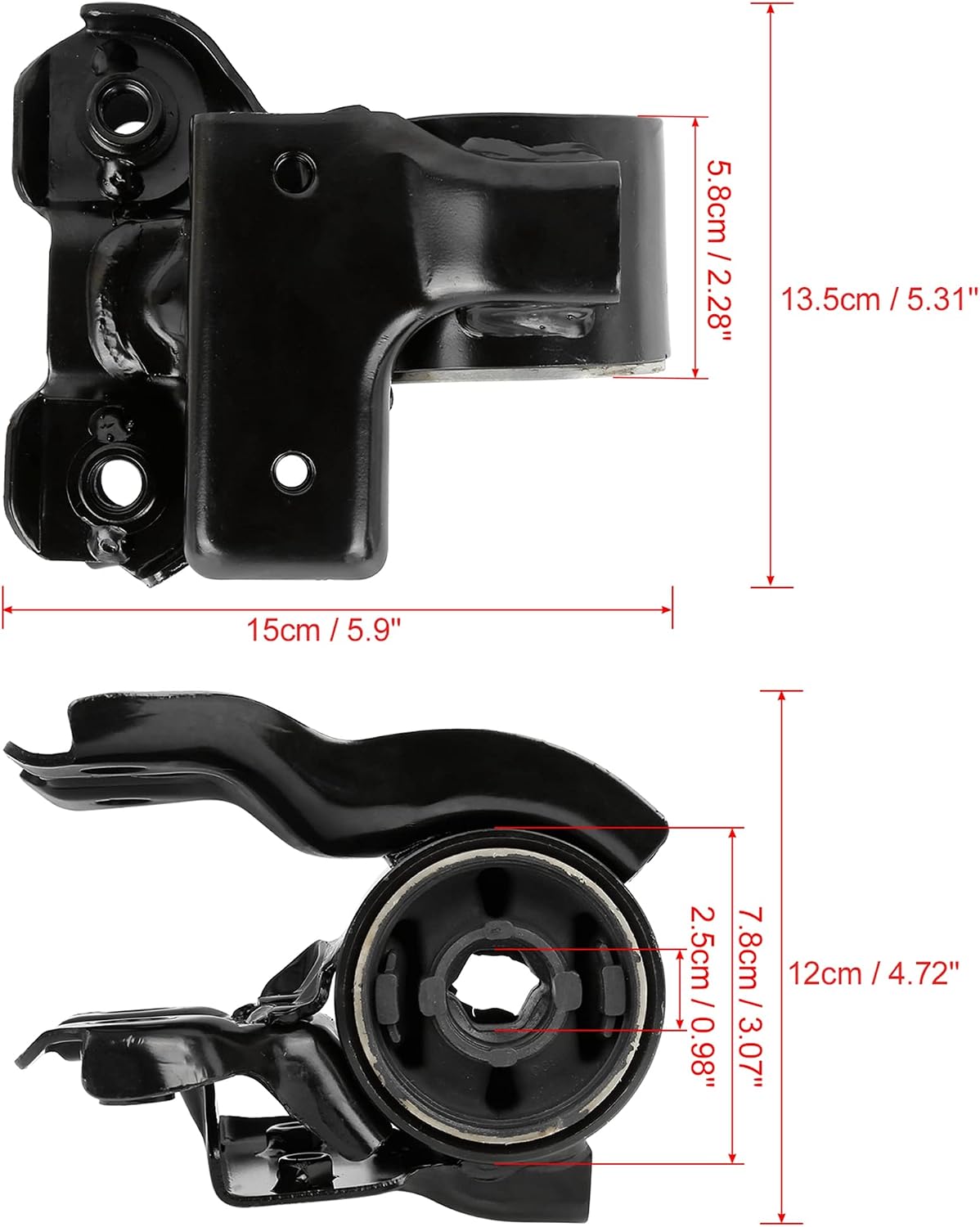 X AUTOHAUX Front Lower LH Control Arm Bushing for Honda CR-V 2007-2011
