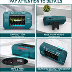 HANMATEK HO11 Handheld Digital Oscilloscope - 10MHz Bandwidth, 48MSa/s High-Precision Sampling, 2.8" TFT Display, USB Rechargeable, Advanced Trigger System, Portable for Fieldwork