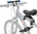 Kids Bike Seat Child Bike Seat Front Mount Toddler Bike Seat for 2-5 Years Child Bicycle Seats with Foot Pedals
