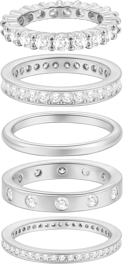 Gold Rings for Women Non Tarnish, 14k Gold Plated Dainty Stacking Cubic Zirconia Thumb Rings, Gold Knuckle Women