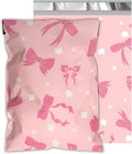 Poly Mailers 10x13 Inch, 25 Pack, Pink Bow Self-Seal Shipping Bags
