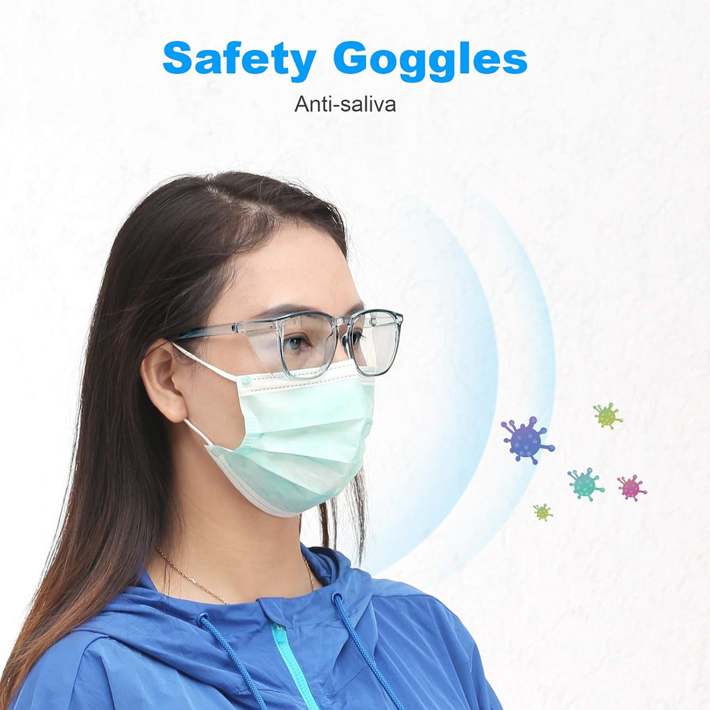 Safety Glasses Goggles for Women Girls Anti Fog Protective Eyewear Glasses | women's cute anti blue-light dust