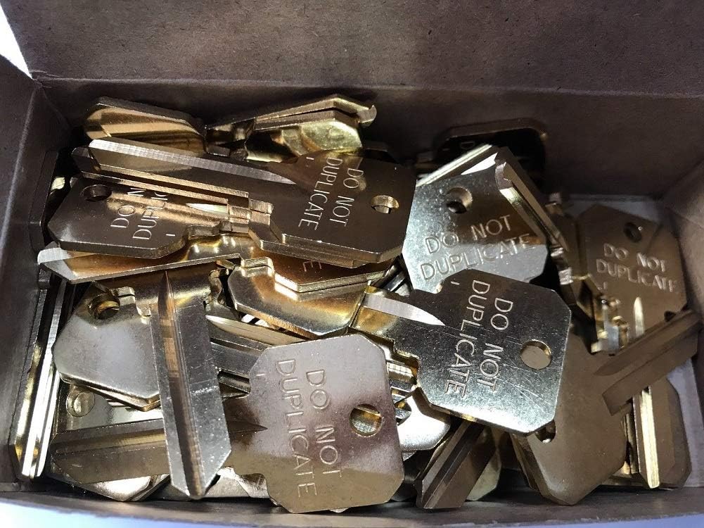 50 SC4 DO NOT DUPLICATE Key Blanks / 6-PIN / Key Blanks for Locksmith / Made in USA by Ilco