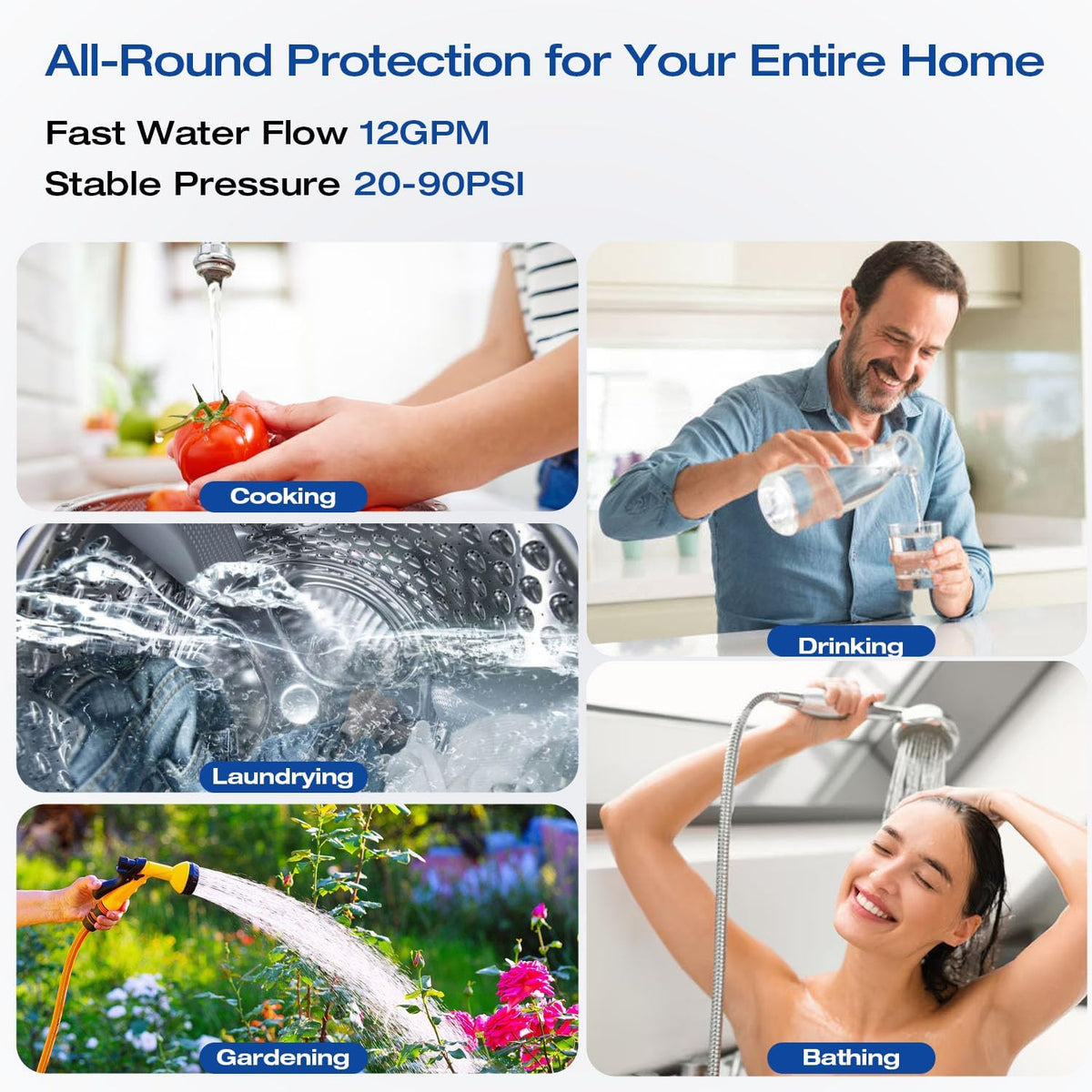 Whole House Water Filter System,Iron Filter for Well Water
