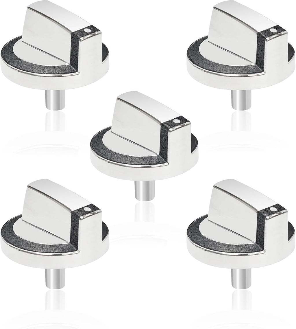W10284885 Stove Knob Compatible with Whirlpool Gas Range Cooktop - 5 Pack