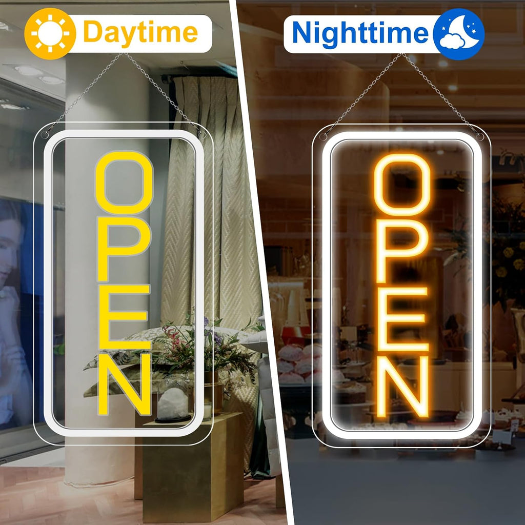 16"x 9" Super Bright Open Sign,12V LED Neon Open Signs for Business for Window, with ON/OFF Switch, Electric Light up