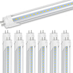 3FT LED Tube Light, Type A+B, 5000K Daylight, 12 Pack