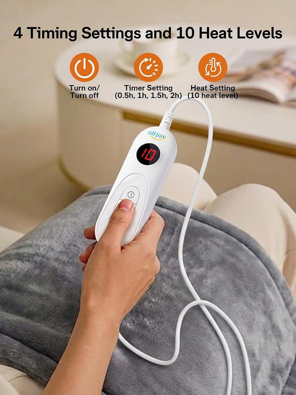 Heating Pad for Neck and Shoulders and Back Pain Relief