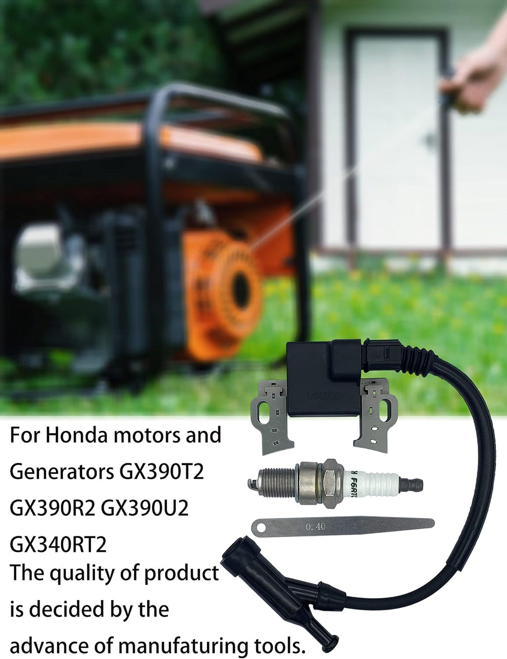 YAMAKATO 30500-Z5T-003 GX390 GX340 Ignition Coil Module w/ 4 pin Connector