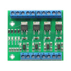 2 Pcs MOS FET F5305S 4 Channels Pulse Trigger Switch Controller PWM Input Steady for Motor LED 4 Way