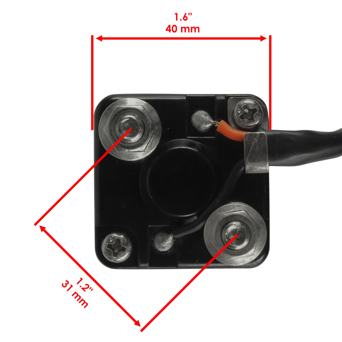 Caltric Starter Solenoid Relay Compatible With Yamaha 150Hp 150 Hp 2-Stroke 2006-Up