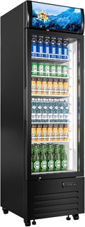Commercial Beverage Refrigerator 1 Glass Door Display Fridge