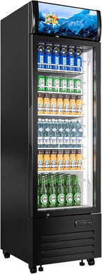 Commercial Beverage Refrigerator 1 Glass Door Display Fridge