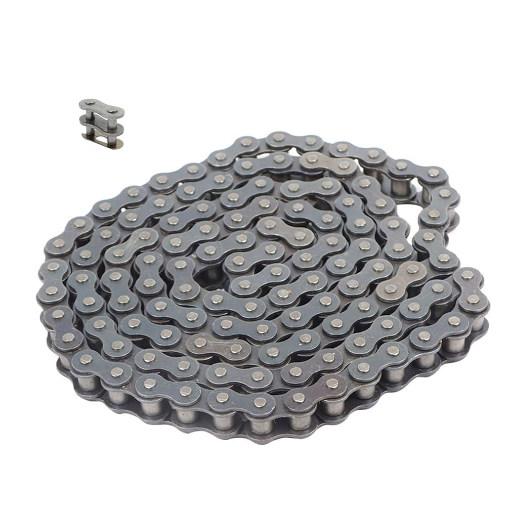 kimllier 80 Roller Chain 10 Feet with 1 Connecting Links