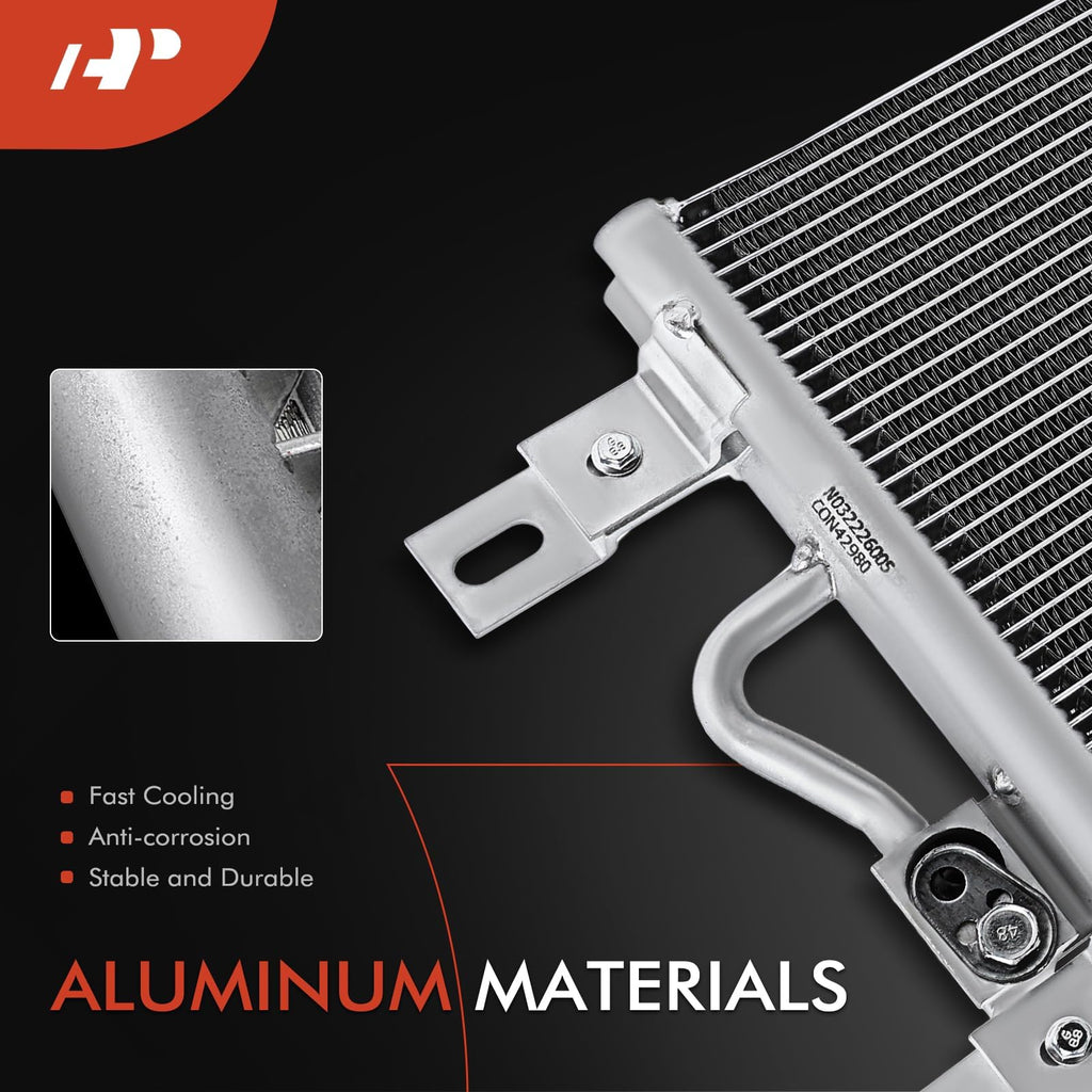 A-Premium Air Conditioning Condenser Compatible with Ford