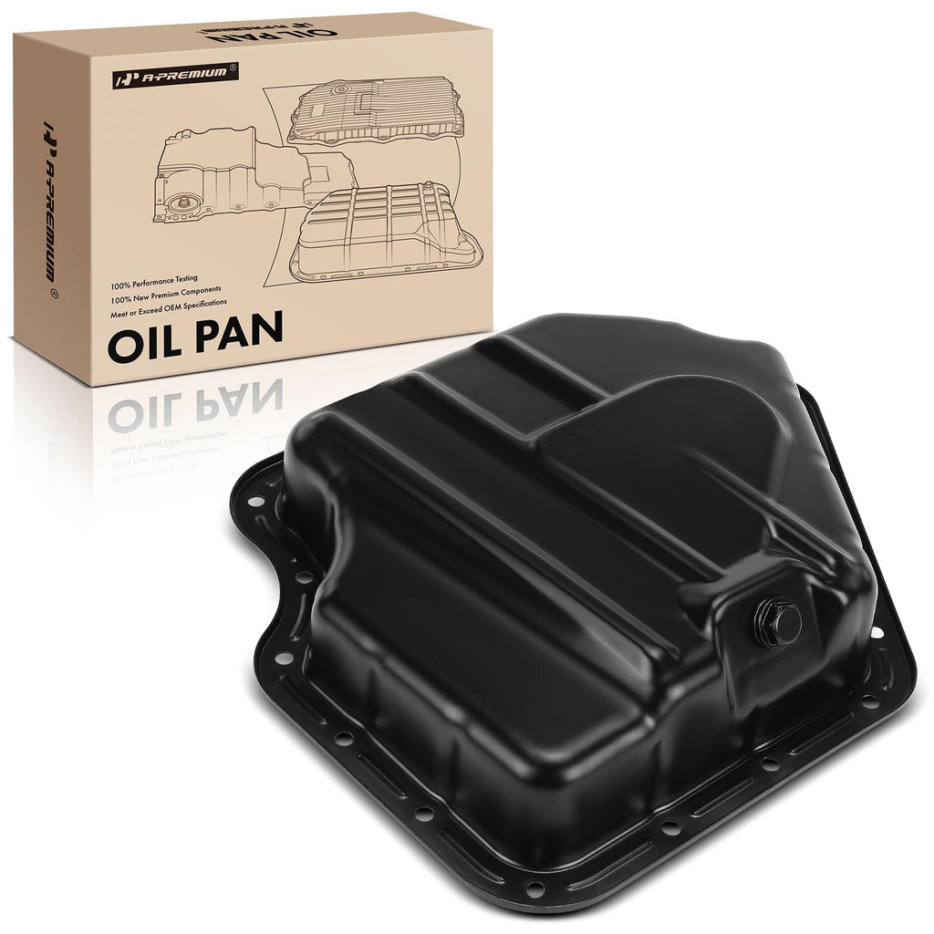 A-Premium Lower Engine Oil Pan Sump with Drain Plug