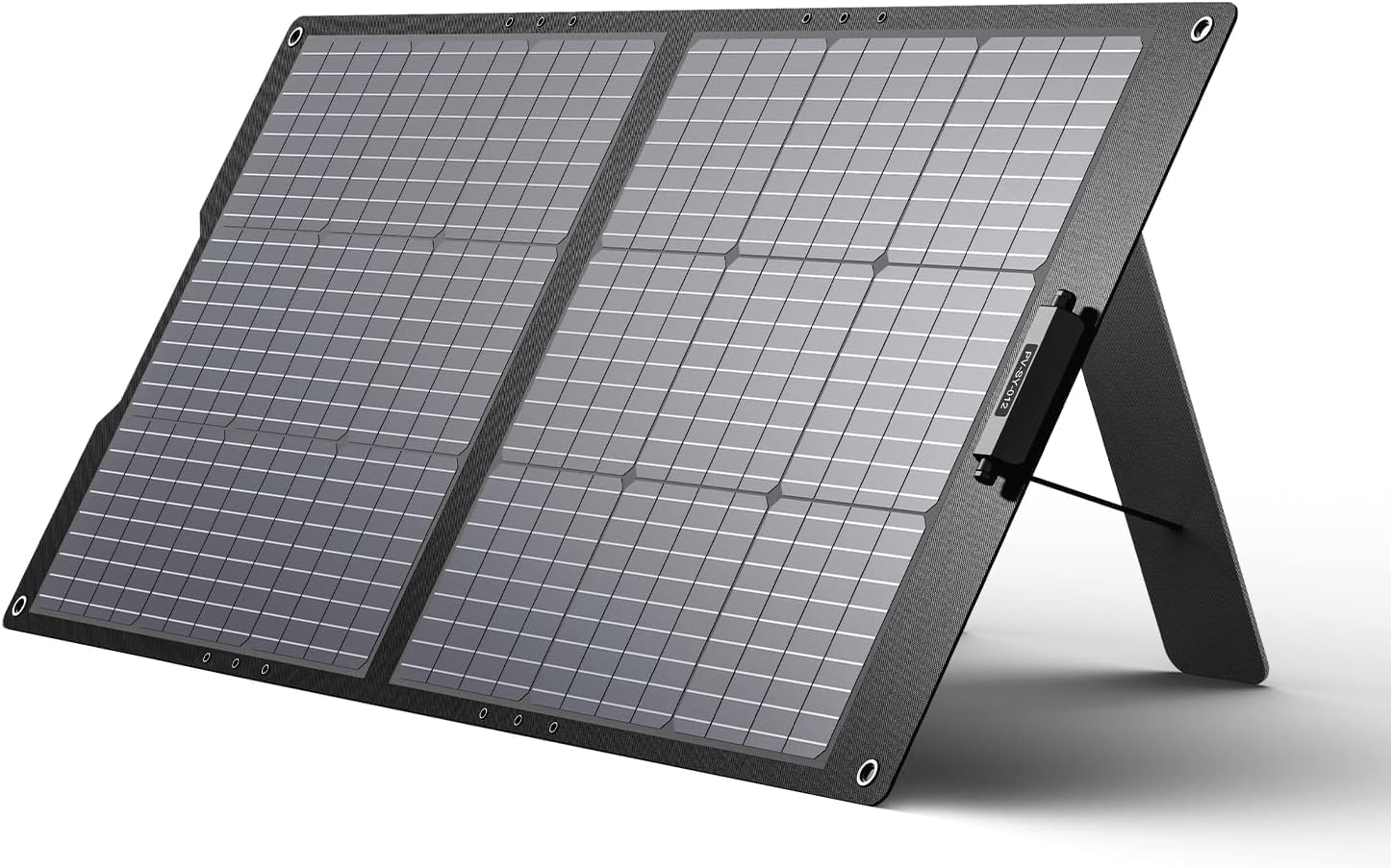 100W Portable Solar Panel, Foldable Solar Panels with Adjustable Kickstands, Universal Connector, IP67 Waterproof for