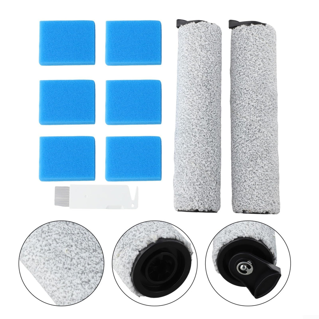 Replacement Parts Kit For Tineco for IFloor 2 Wet Dry Vacuum Cleaner, Inlcudes Roller Brush Cleaning Tool Replacement Sponge