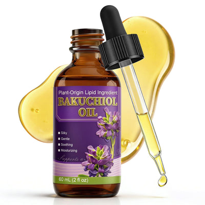 Bakuchiol Oil Organic Cold Pressed for Face, Retinol Alternative Anti Aging