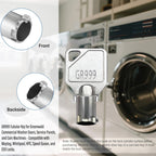 GR999 Service Key Replacement for Coin-Operated Laundry Equipment, Pack 2