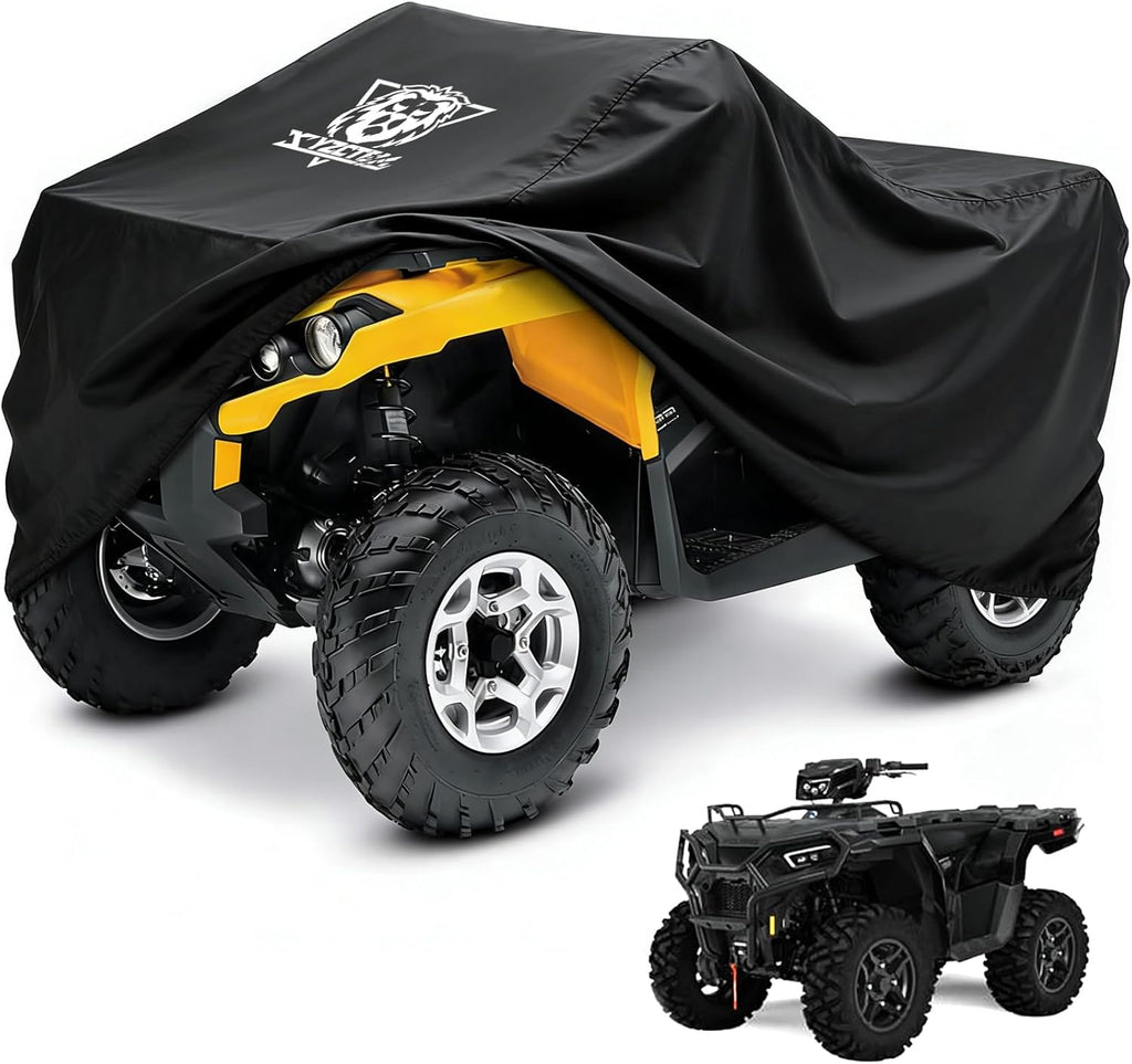 ATV Cover Waterproof Heavy Duty 4 Wheeler Cover | Protects ATV from Snow Rain Sun Dust, Compatible with Can-am