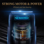 Electric Foil Shavers for Men with 3 Adjustable Gears, IPX7 Waterproof
