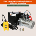 Dremvoist 6 Quart Electric Hydraulic Pump, Double Acting Hydraulic Pump
